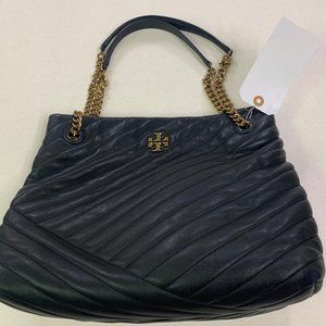 TORY BURCH KIRA LEATHER TOTE ( Refurbished)